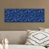 Vloeiend - Verfstrepen - Kleuren canvas 2cm klein 828 -sfeer3