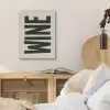 Zwart - Wijn - Decoratie - Vintage PET vilt klein -sfeer3