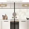 Subtiel - Structuur - Beige keuken achterwand 2 middel 871 -voor-na2_NL
