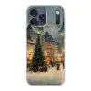 Kerstsfeer - Stadsplein - Kleurrijk Telefoonhoesje iPhone 17 Pro Max klein -3d