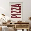Pizza - Vintage - Decoratie - Japandi Wandkleed katoen middel -sfeer5