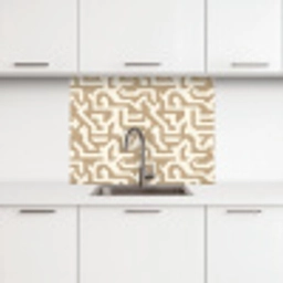 Modern - Abstract - Beige keuken achterwand 2 middel 865 -3d