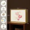 Harten - Rood - Roze - Zwevend Light Box met batterij (Wandlamp kind) middel -USP_websiteoverzichtNL