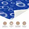 Bubbels - Patroon - Blauw deurposter klein -closeup_NL