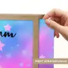 Sterren - Roze - Blauw Light Box met batterij (Wandlamp kind) middel -USP_websiteprintNL