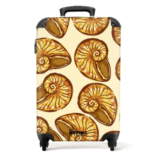 Gouden schelpen NBS - Handbagage koffer - Kinderen Unisex middel -productfoto_recht