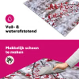 Bessen - Takken - Sneeuw - Winter - Kleurrijk Inductie beschermer vinyl 3mm klein -wsfeer6_website