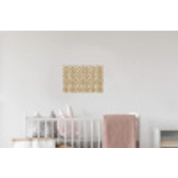 Siertegel - Patroon - Bruin Muursticker klein 286 -kinderkamer