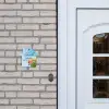 Gekleurde tulpen lucht - Sierlijk Naambord Huisje klein -sfeer1