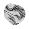 Marmer - Patronen - Grijs - Marmerlook - Zwart Wandcirkel Organisch Forex 3mm klein -3d