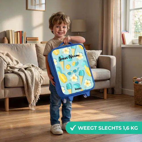 Ibiza icecream Kinderkoffer - Blauw klein -sfeer2_NL