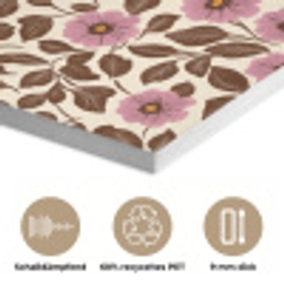 Bloemen - Bladeren - Kleurrijk PET vilt klein 837 -closeup_DE