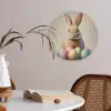 Paashaas - Pastel - Eieren Akoestische PET Vilt - Rond klein -sfeer3