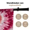 Hartvorm - Roze - Tie dye Wandkleed katoen klein -sfeer2