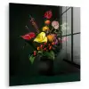 Bloemen - Vaas - Zwart plexiglas 5mm klein -zzzproduct_nieuw