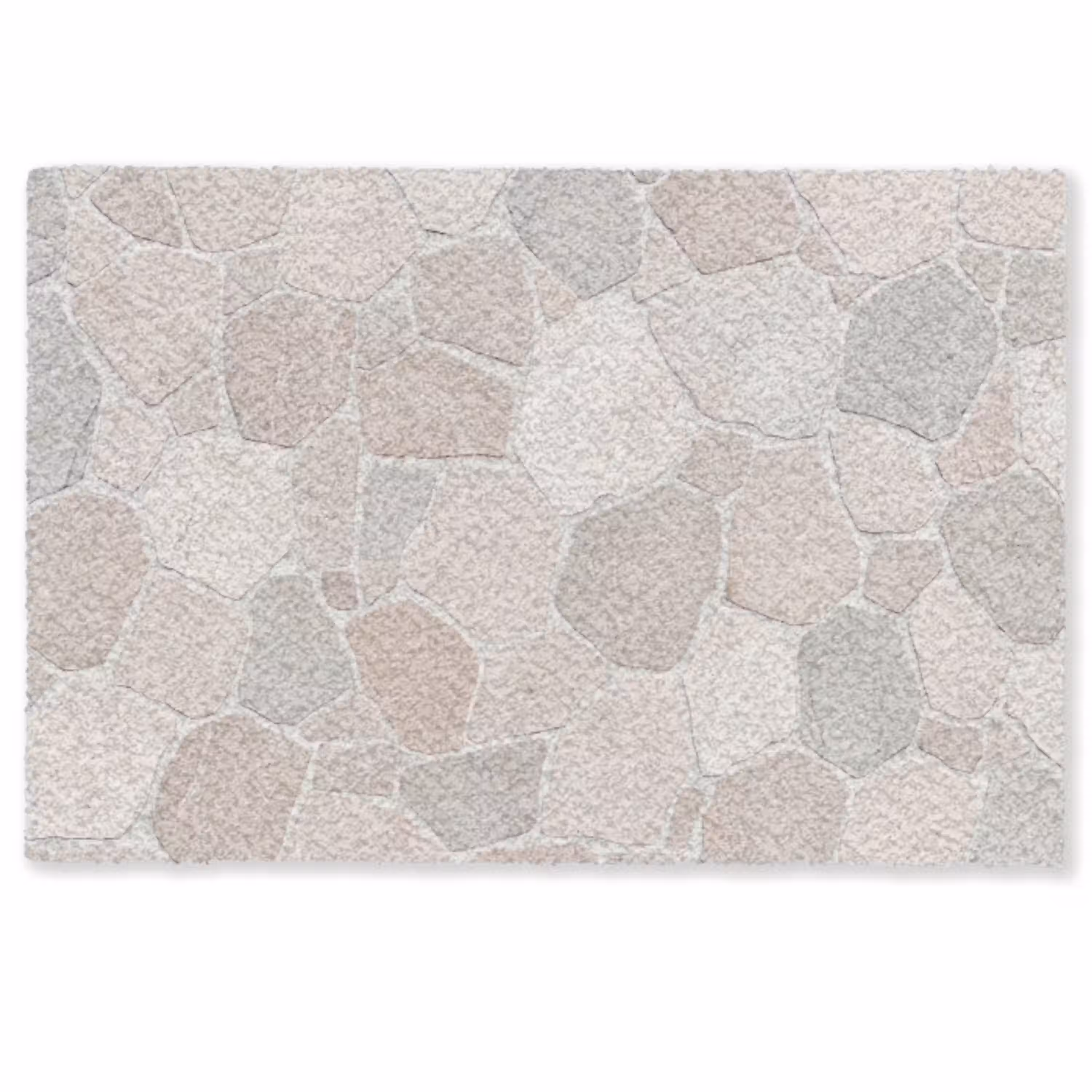 Steen - Patroon - Textuur - Beige Deurmat klein -zkaufland3d