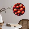 Groente - Rood - Tomaten Wandcirkel behangsticker klein -sfeer3