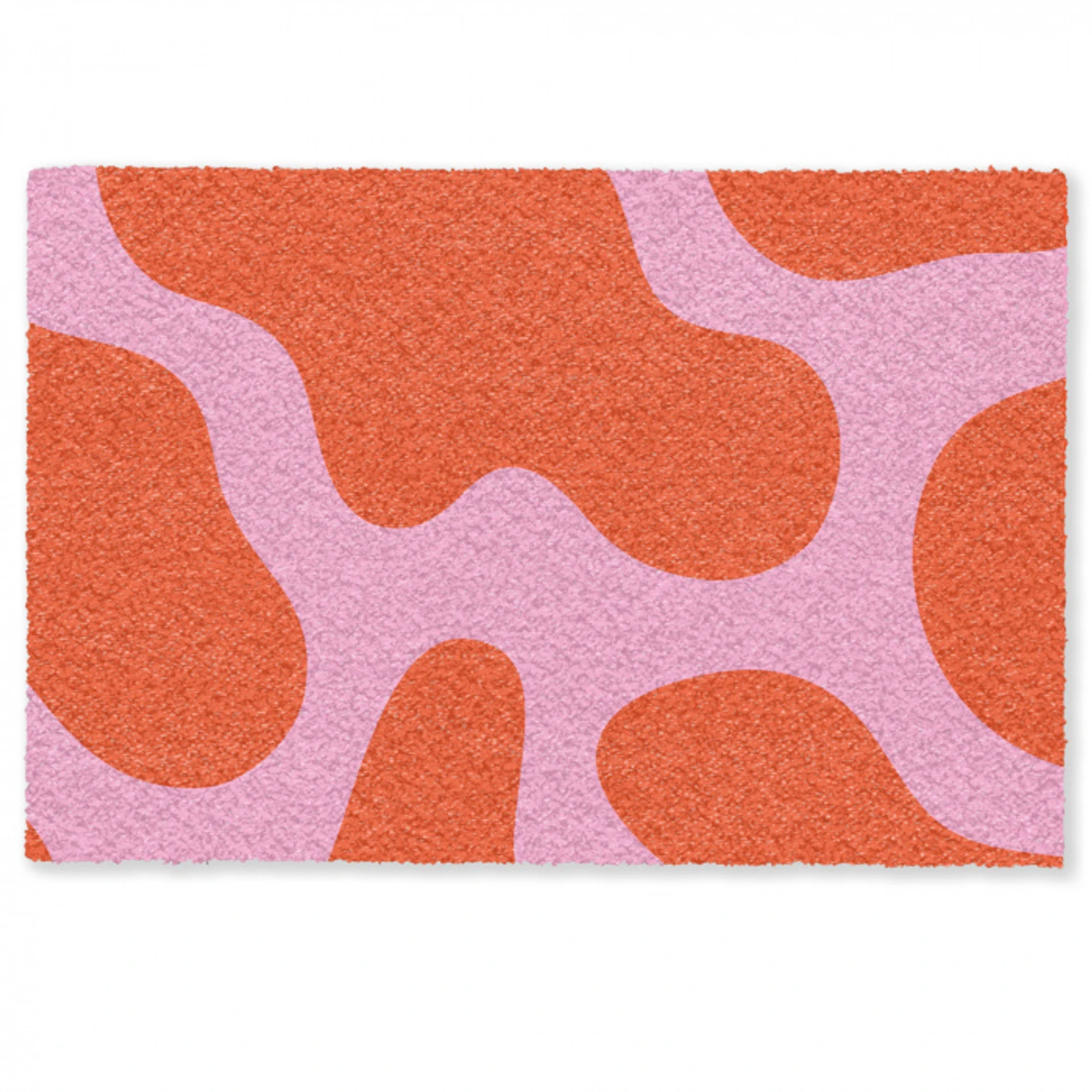 Vlekken - Rood - Roze - Patroon - Minimalistisch Deurmat klein -zkaufland3d