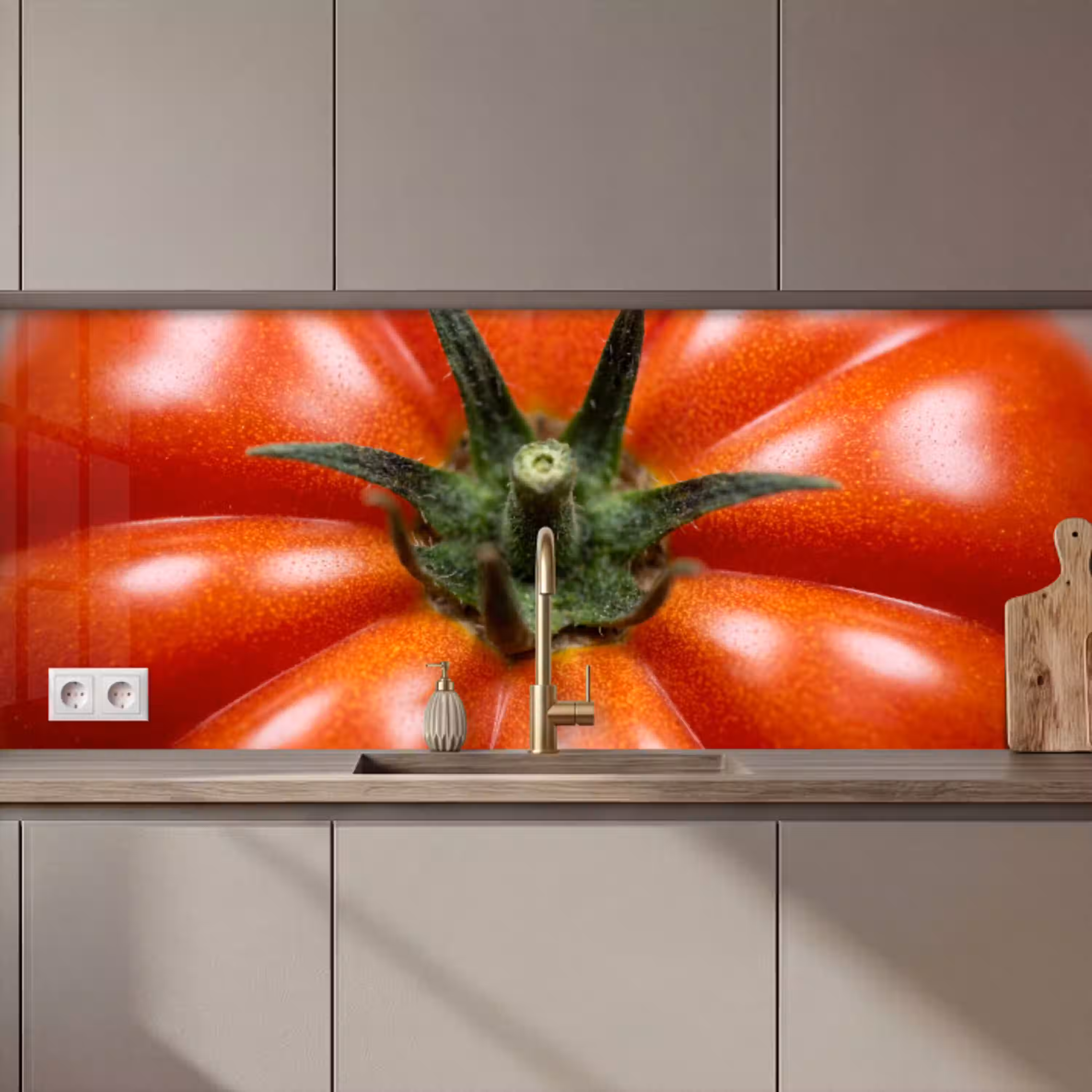 Eten - Tomaat - Rood keuken achterwand 2 middel zz_3dshopping