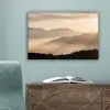 Bergen - Mist - Zonnestralen canvas 2cm klein -sfeer4