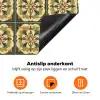 Ornament - Patroon - Groen Inductie beschermer vinyl 3mm klein 276 -zzzzzzz-td-onderkant