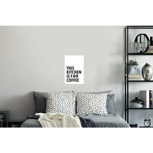 Quotes  - Koffie - Bonen - Modern Muursticker klein -slaapkamer
