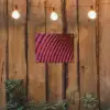 Lijnen - Rood - Beweging tuinposter los doek klein -sfeer1