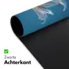 Lelies - Blauw - Glazen Muismat XXL klein -sfeer2