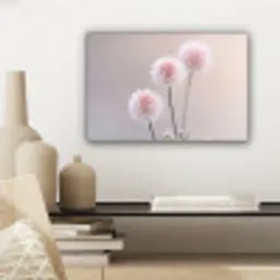 Bloemen - Bollen - Roze canvas 2cm klein -sfeer6