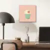 Bakje - Ijs - Aardbei - Roze aluminium wit klein -sfeer5