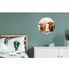 Schotse hooglander - Koe - Dieren - Natuur - Heide Wandcirkel aluminium klein -slaapkamer