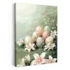 Paaseieren - Pasteltinten - Bloemen KitchenYeah - Keuken - Canvas middel -3d