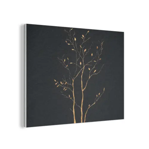 Takken - Blaadjes - Zwart PET vilt klein -3d