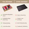 Kleurvakken - Recht - Rond - Abstract Dienblad Rechthoek middel -USP_VergelijkingNL