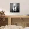 Vrouw - Bubbels - Zwart - Wit plexiglas 5mm klein -sfeer4