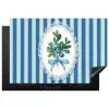 Illustratie - Bessen - Blauw - Strepen Inductie beschermer vinyl 3mm klein -3d