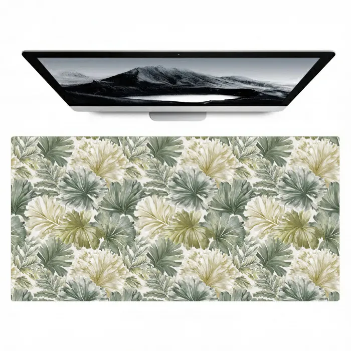 Bladeren - Botanisch - Groen Muismat XXL klein 681 -zzz3d