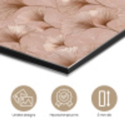 Ginkgo - Patroon - Roze aluminium wit klein 46 -closeup_NL