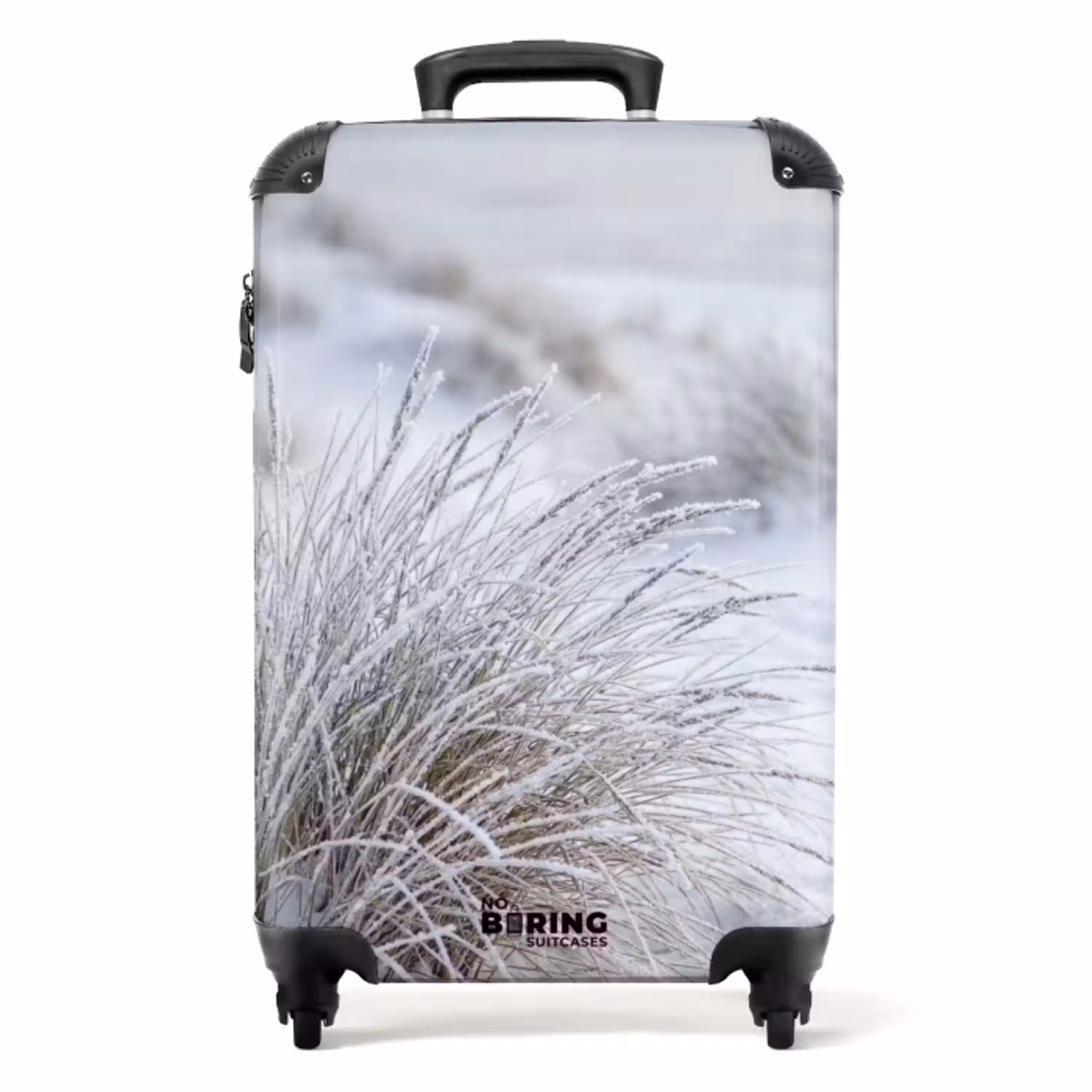 Duinen - Sneeuw - Strand - Winter - Serene NBS - Handbagage koffer - Volwassenen Unisex middel -productfoto_recht