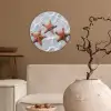 Zeesterren - Water - Helder Wandcirkel kunststof plaat 5mm dik klein -sfeer1