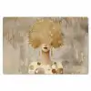 Goud - Portret - Vrouw Placemat vinyl groot -zzsfeer1_Kitchenyeah-website