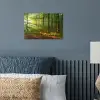 Zon - Bos - Bomen - Natuur - Herfst poster papier klein -sfeer2