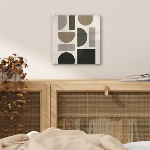 Natuurlijke tinten - Grafisch - Verticale compositie plexiglas 5mm klein -sfeer4