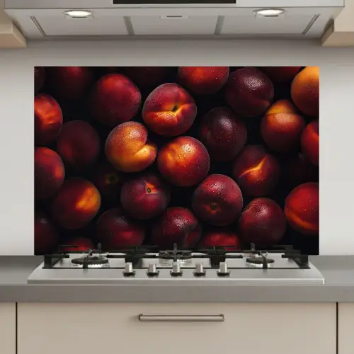 Fruit - Close up - Nectarines keuken achterwand spatscherm klein -3d_website