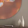 Glazen - Bloem - Zonlicht Akoestische PET Vilt - Rond klein -sfeer5_closeup