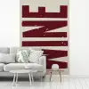 Wine - Red - Decoratie - Japandi fotobehang vinyl groot -woonkamer