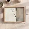 Wabi sabi - Plant - Beige Dienblad Rechthoek middel -USP_Formaat