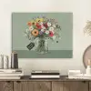 Bloemen - Vaas - Kaartje PET vilt klein -sfeer1