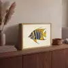 Vis - Sierlijk - Vinnen - Illustratie Light Box met batterij (Wandlamp) middel -sfeer2