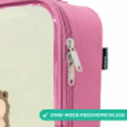 Otter - Strandbal - Water Kinderkoffer - Roze klein -rits_DE